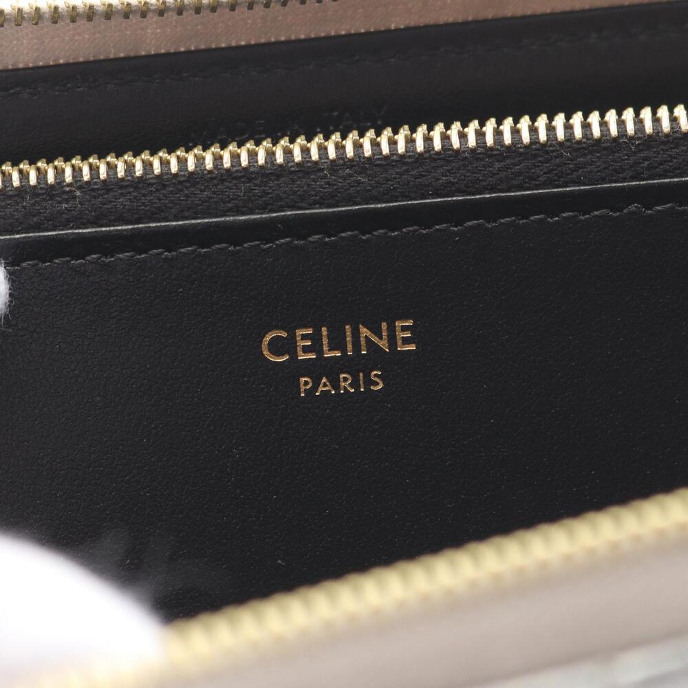 Celine Round Silver Wallet Charm Long Leather Zipped - Picture 4 of 12